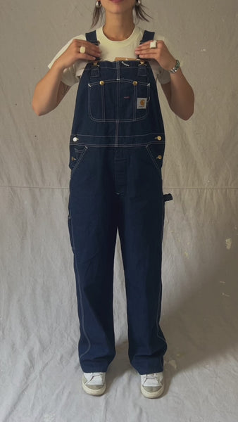 Vintage Carhartt Overalls, Front and Back